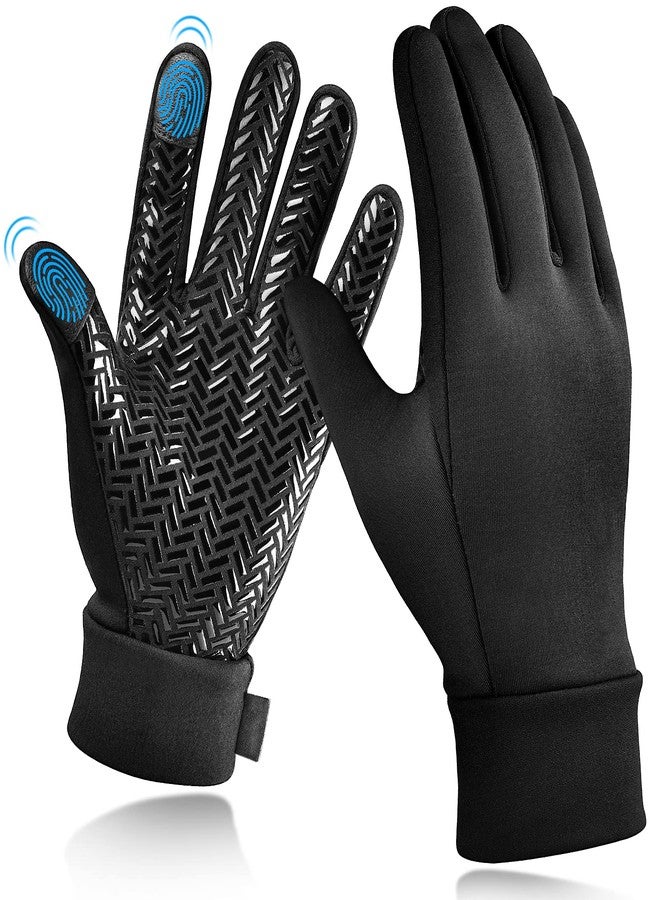 EEFOW Winter Waterproof Touchscreen Kids Gloves: Warm Lightweight Sport Snow Grip Wool Mitten for Age 10-12 Years Boys & Girls Youth Big Children for Ski Cycling Football Riding Soccer - Image 1